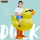 thumbnail image 2 of Disfraz inflable Spooktacular Creations para niños montando pato, 2 of 7