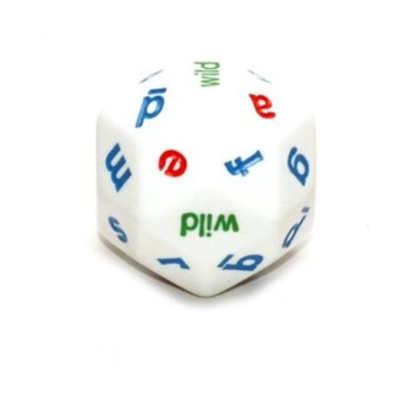 Juego de 4 artes del lenguaje alfabeto de 30 caras de Dice Koplow Games