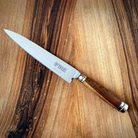 Entreparrilleros.Cl - Cuchillo Artesanal Madera Alpaca 20Cm Acero Inox 420