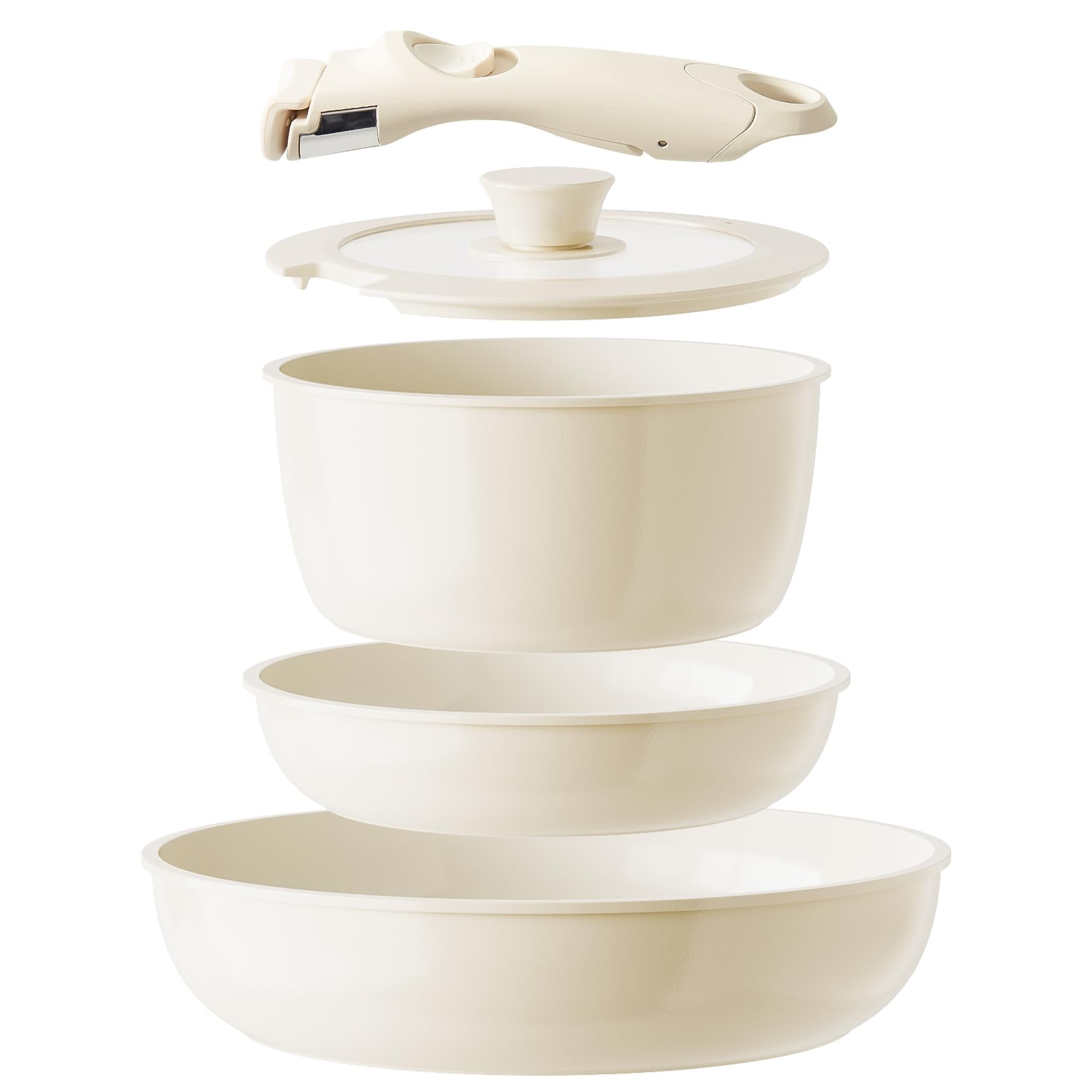 Juego De Utensilios De Cocina Redchef Ceramic Antiadherente De 5 Piezas Con Mango