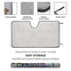 thumbnail image 2 of Mia y Codie Parasol para Parabrisas Delantero Protector Plegable, Visera Solar para Auto Bloquea Rayos UV Mantiene tu Vehículo Fresco 130cm*70cm, 2 of 6