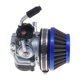 thumbnail image 3 of Carburador De Motocicleta Filtro De 58 Mm De 2 Tiempos Para Mini Bicicleta 49-80cc Azul, 3 of 5