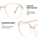 thumbnail image 3 of Gafas modernas y sencillas anti-luz azul y anti-radiación, hechas de vidrio y metal., 3 of 5