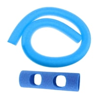 Ioensy - Juguete Acuático Con Forma De Fideo De Piscina, Ayuda Para La Flotabilidad, Herramienta Auxiliar Flexible, Flotador Azul
