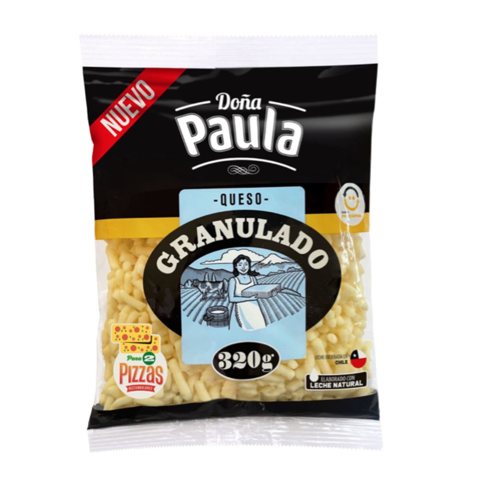 Queso Gauda Granulado 320 g Doña Paula
