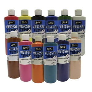 Genérico - Set De Pintura Sax Versatemp Liquid Tempera, 500 Ml, 12 Colores