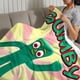 thumbnail image 3 of El Show de Gumby anti-pilling, suave, ligera, esponjosa y acogedora de lujo para hogar y cocina – Perfecta para niños y adultos,200X150cm, 3 of 6