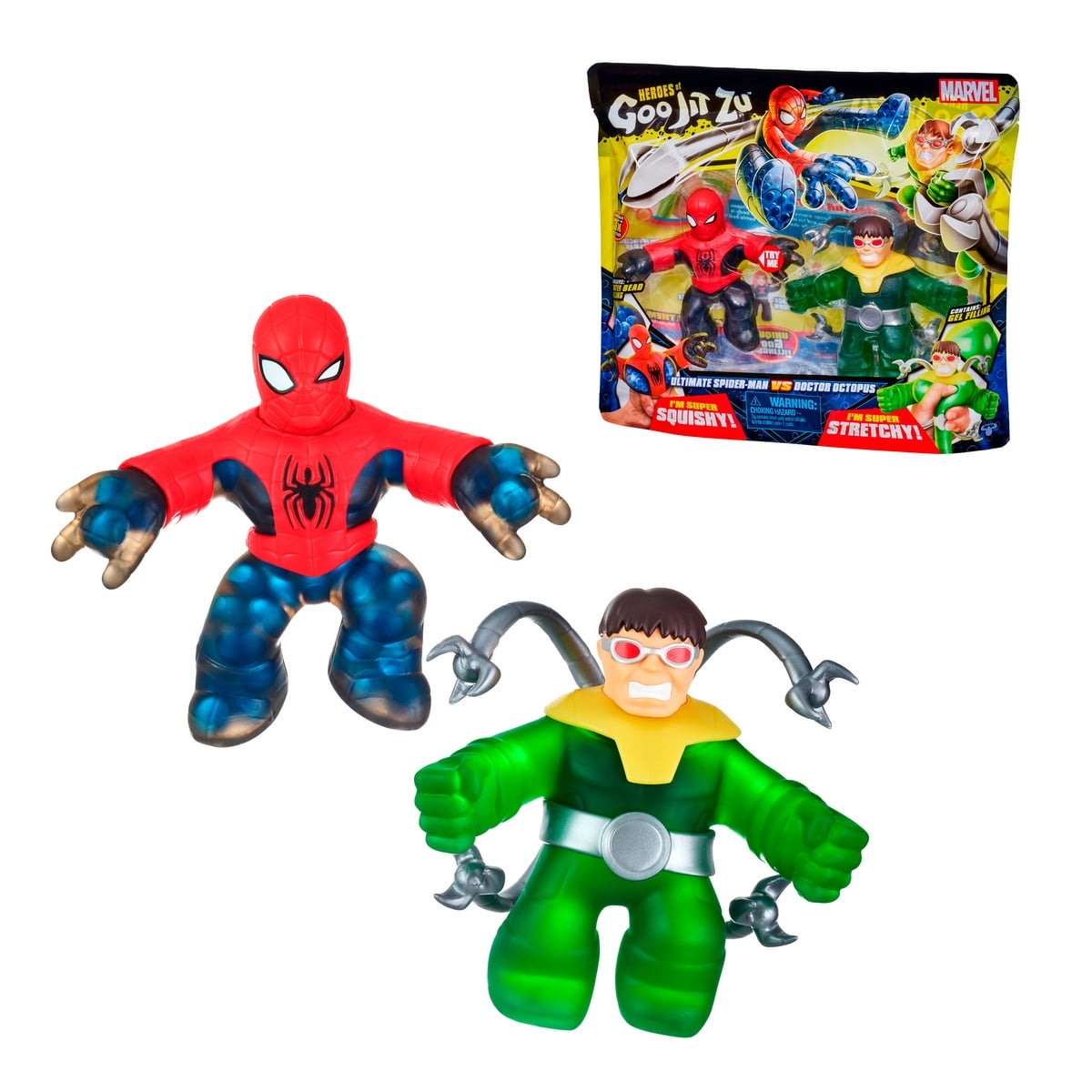 Figuras De Acción Heroes Of Goo Jit Zu Pack Spider Man Y