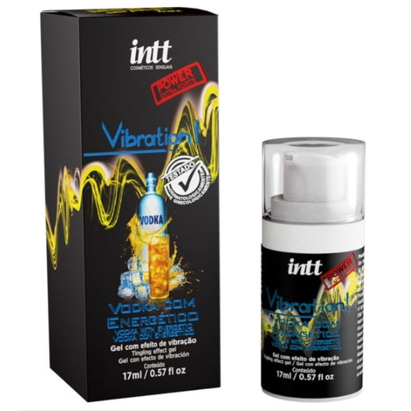 Gel Lubricante Vibrador Liquido Efecto Calor Sabor Vodka