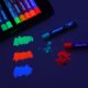thumbnail image 3 of Pastel Oleoso Artecho Neón 12 Colores Suave Fluorescente UV, 3 of 3