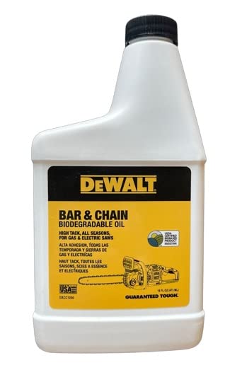 Aceite Para Motosierra Dewalt Biodegradable 473 Ml De Alto Rendimiento