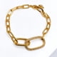 thumbnail image 3 of Pulsera Sw Eslabones Infinito Circón Pavé, Enchapado Oro 18k Dorado 5 Cm 18 Cm, 3 of 7