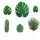 thumbnail image 3 of Tropical Grande Artificial Hojas De Palma Follaje Luau Fiesta Hawaiana Decoración 84 Uds, 3 of 5