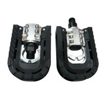 Magideal - Pedales Plegables Para Bicicleta Pedales Plegables Bicicletas Pedales De Ciclismo Plegables De Aleación De Aluminio Ligeros Para Bicicletas De Montaña
