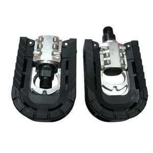 Magideal - Pedales Plegables Para Bicicleta Pedales Plegables Bicicletas Pedales De Ciclismo Plegables De Aleación De Aluminio Ligeros Para Bicicletas De Montaña