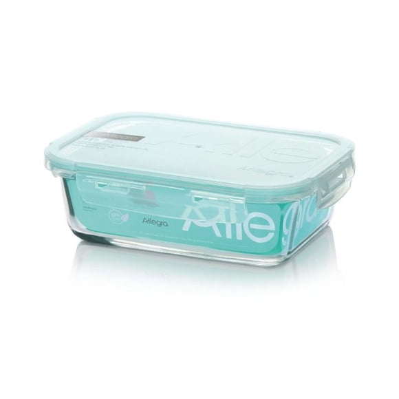 ALLEGRA HERMETICO VIDRIO RECTANGULAR 1.500ML