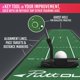 thumbnail image 5 of Colchoneta PuttOut, tamaño mediano, perfecto para practicar golf, 240 cm, color verde, 5 of 9