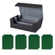 thumbnail image 4 of Caja De Baraja De Cartas Coleccionables, Juguete De Tarjeta De Recolección Fuerte, Estuche Para Tarjetas Deportivas De Cuero PU, Negro, Gris Y Verde, 4 of 5