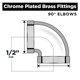 thumbnail image 3 of Accesorio de tubería SUPPLYGIANT 1/2" de latón cromado, 3 of 6