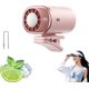 thumbnail image 1 of Ventilador clip coche LED 199 velocidades 16°C semi enfriamiento batería 2000mAh pinza desmontable, 1 of 8