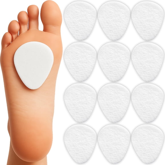 Almohadillas metatarsianas Benoo Felt para mujeres y hombres (paquete de 12)