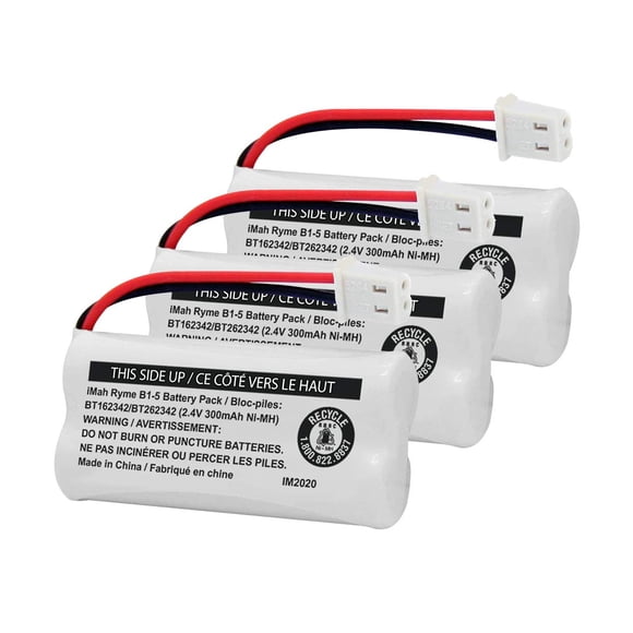 Paquete de baterías para teléfono inalámbrico iMAH Ryme B1-5 BT162342 2.4V 300mAh