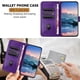 thumbnail image 3 of Funda Cartera para Motorola Moto G24 Power 4G Tarjetero Soporte Magnético y Correa Morado, 3 of 5