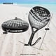 thumbnail image 4 of Pala de Padel Gris con Negro Modelo 4013, 4 of 4