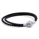 thumbnail image 1 of Pulsera Pandora Cuero Doble Negra 41 cm, 1 of 2