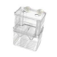 Ioensy - Caja De Reproducción De Peces Con Tazas De Succión Caja De Eclosión Acrílica Para Pez Payaso Betta M