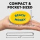 thumbnail image 5 of Bolsita para monedas GRABOVOI 8 × 5 cm Beach Money amarilla, 5 of 9