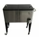 thumbnail image 2 of Cooler Retro Metalico Acero Inoxidable Con Manilla Y Ruedas 60 Litros, 2 of 2