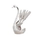thumbnail image 2 of Soporte Para Cuchara De Café Soporte Decorativo Para Cuchara De Cisne Para Restaurante Mesa De Comedor Plata, 2 of 5