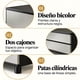 thumbnail image 3 of Rack TV Moderno Gris 2 Cajones 1 Puerta para Living 100x34x38 cm, 3 of 6
