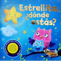 Zig-Zag - Libro Canciones Del Jardín: Estrellita Dónde Estás? / 8 Páginas De Cartón De 17,5 X 17,5 Cm. Tapa Cartoné Con Tecla Sonora Y Foil. Incluye Baterías.