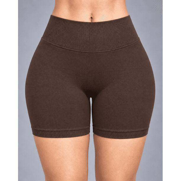 Short Deportivo Corto Mujer Faja Alta Levanta Glúteos Gym