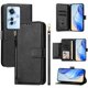 thumbnail image 1 of Funda tipo libro para OPPO F25 PRO con bolsillo con cremallera, cierre magnético, 7 ranuras para tarjetas y correa para la muñeca., 1 of 6
