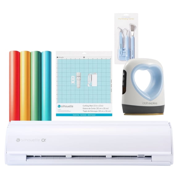 Nuevo Kit inicio Silhouette Cameo 5 Alpha White + Plancha Mini