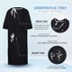 thumbnail image 3 of Bata Hospitalaria para Hombre Utopia Care Talla Extra Pequeña - Pequeña Negra, 3 of 6