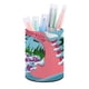 thumbnail image 1 of Navidad Bienvenido a Whoville-theme Cylinder Pen Holder Pencil Organizer with Flannel Lining PVC Leather Material Cardboard Base for study work 10*8CM, 1 of 6