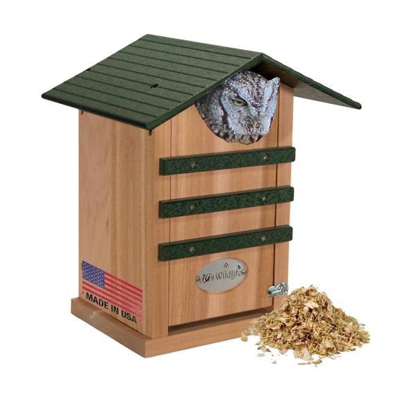 Casa para Búhos JCs Wildlife 30 cm Cedro Verde