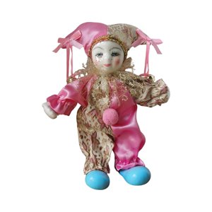 Magideal - Modelo De Ángel Vintage Con Adornos De Muñeca De Disfraces, Muñeca Arlequín, Exhibición De Hogar, Muñeca Antigua, Muñecas De Triangel Doll Para