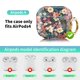 thumbnail image 4 of Funda LienWex para AirPod 4, suave con flores Gouache y llavero, 4 of 6