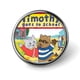 thumbnail image 1 of Insignia de Botón Redondo Desmarcar Timothy Va A La Escuela 2.8 cm, 1 of 6