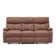 thumbnail image 4 of Berger Sofá reclinable Milan 3 cuerpos Café, 4 of 8