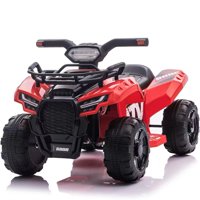 Abmtoys - Moto A Batería 4 Ruedas Roja
