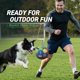 thumbnail image 5 of Balón de fútbol para perros QDAN con correas, balón de fútbol de la Copa Mundial de 7 pulgadas para perros, juguete acuático, juguetes de pelota para perros medianos y grandes, 5 of 8