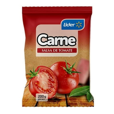 Salsa De Tomate Carne Doypack 200 G Lider
