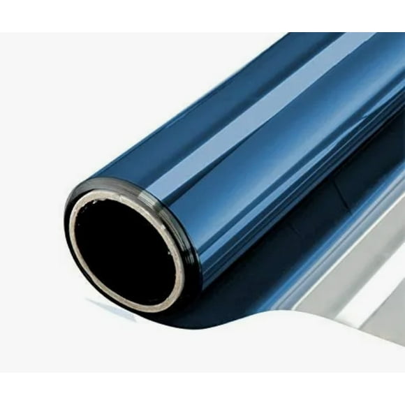 Vinilo Espejo Silver Blue 1.52 m x 1m para Ventanas Control Solar