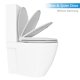 thumbnail image 2 of Asiento de Inodoro Garvee 19" Blanco Ergonómico con Cierre Suave, 2 of 9